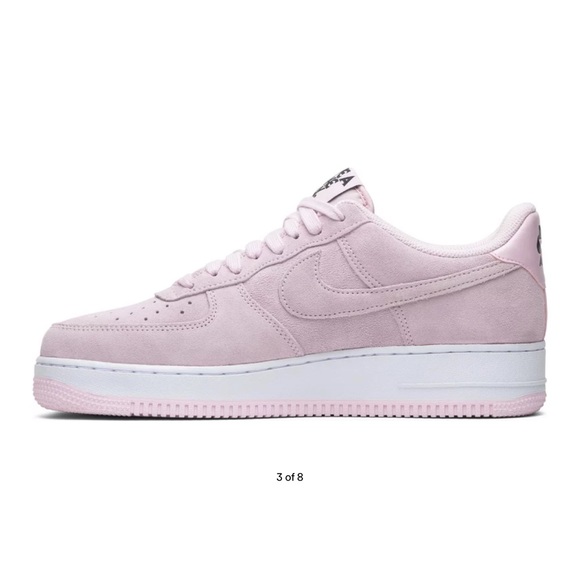 Nike “Have a Nike Day” Pink Smiley Face Air Force 1 Sneakers - Picture 2 of 9